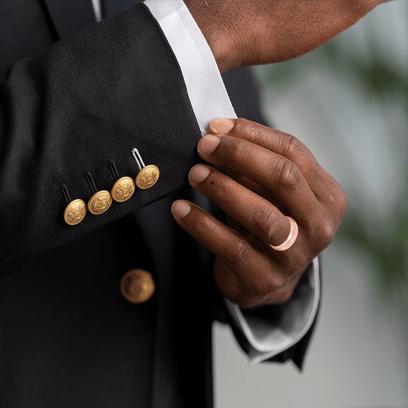 "My Forever Harbor" Men's Wedding Ring