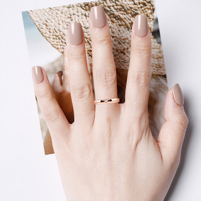 "Innocence of Forever" Classic Wedding Band