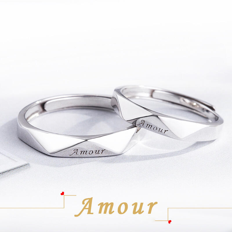 Jeulia Anillo De Plata Esterlina Grabada Para Hombre