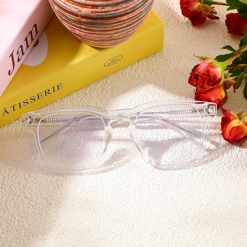 Occhiali da Vista Nahum Quadrato Chiaro 