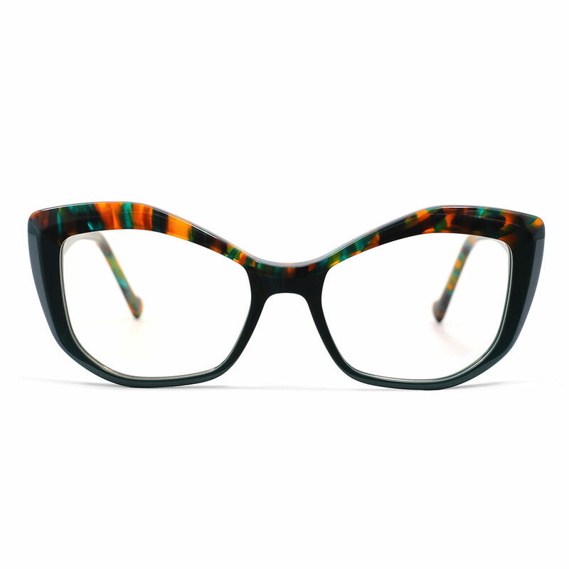 Sallins Cat Eye Green Glasses
