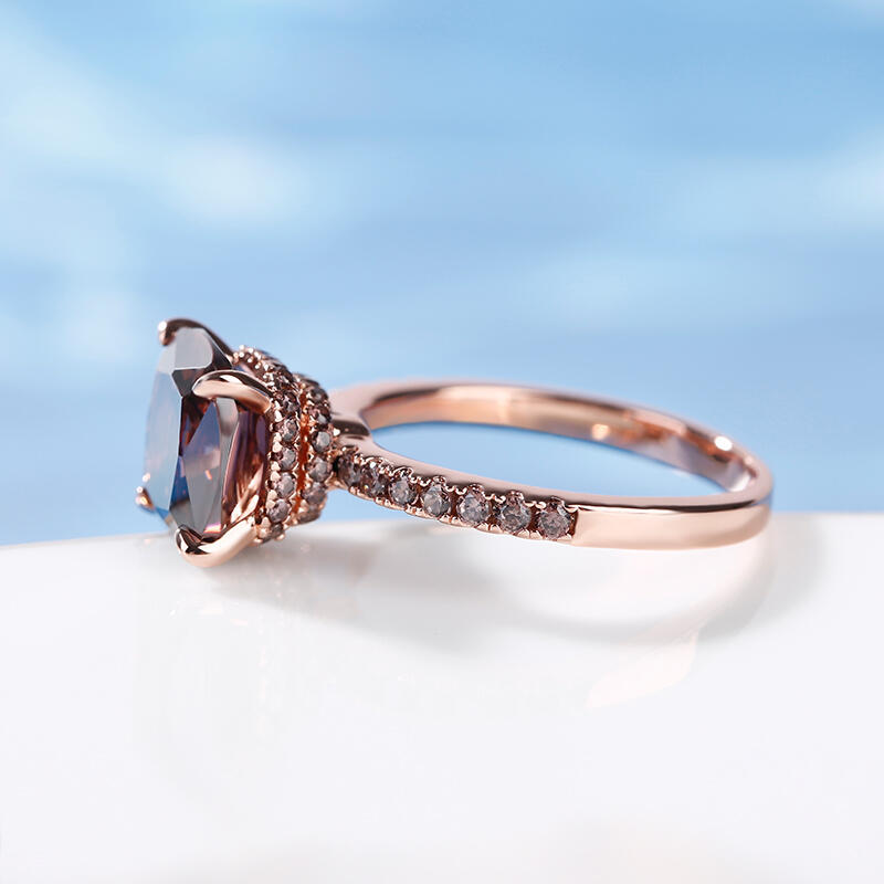 Jeulia Classic ring i sterlingsilver