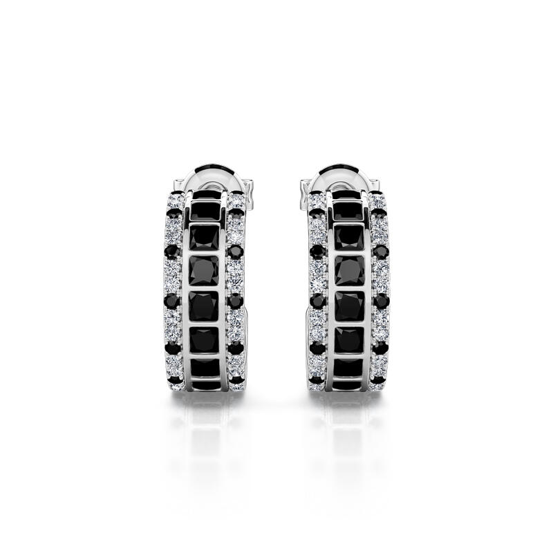 Jeulia "Love Movie" Princess Cut Sterling Silver Jewelry Set