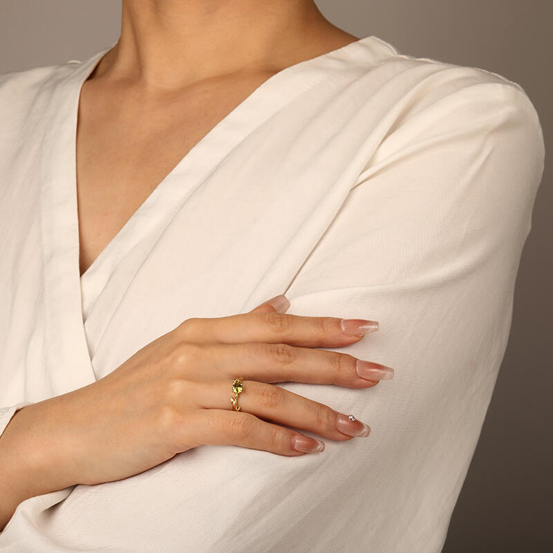 "Life Begins" Round Cut Solitaire Engagement Ring