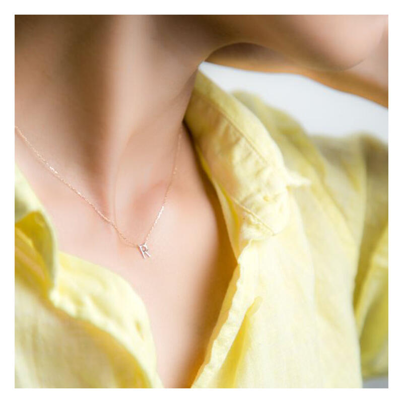 Jeulia Custom Initial Necklace Pendant