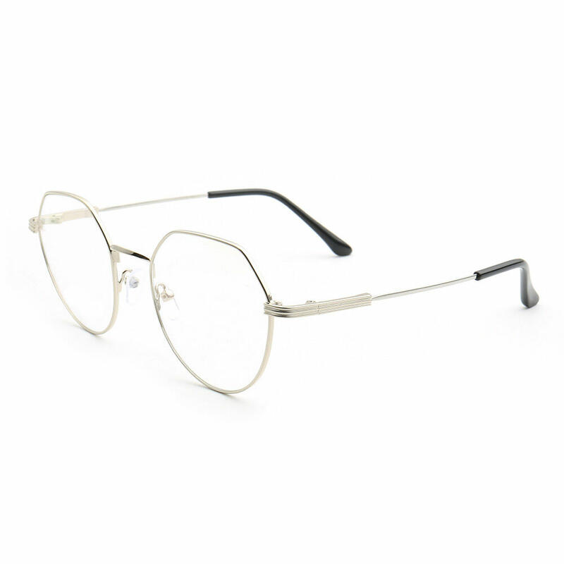 Trollpoe Geometric Silver Glasses