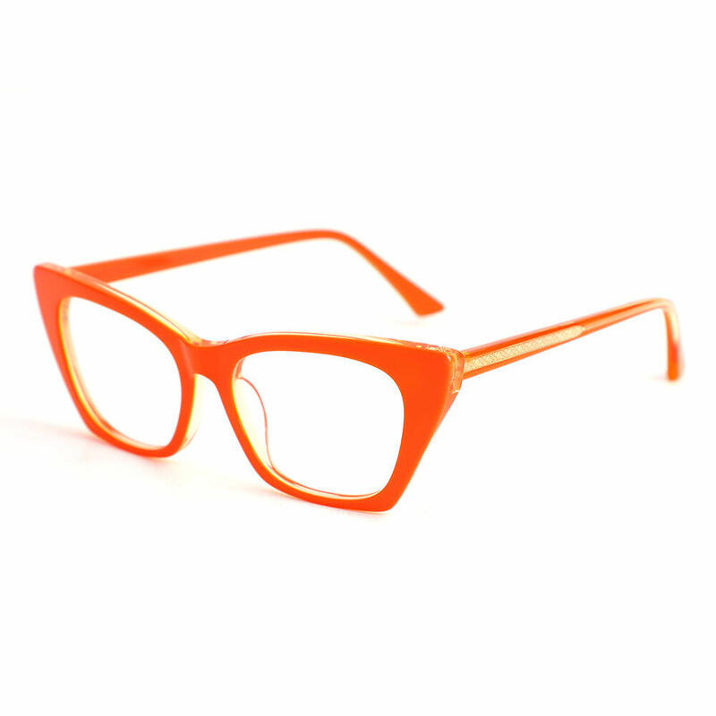 Ivy Cat Eye Orange Brille