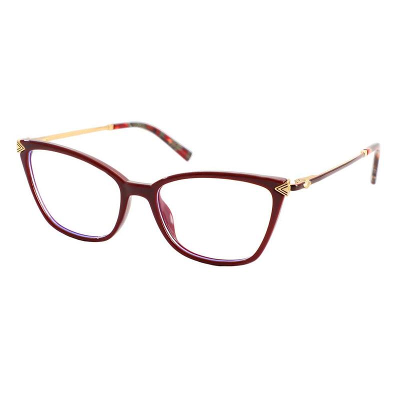 Occhiali da Vista Malthus Cat Eye Marrone 