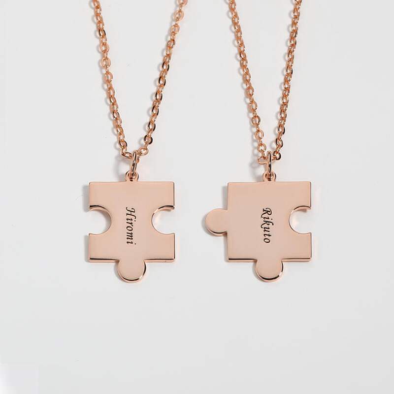 パズル ネーム 刻印 ネックレス