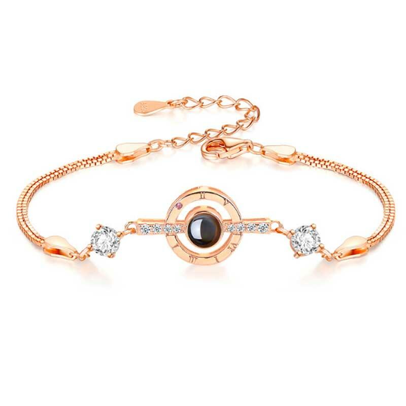 サークル プロジェクション 写真 写真入れ ブレスレット カスタマイズ