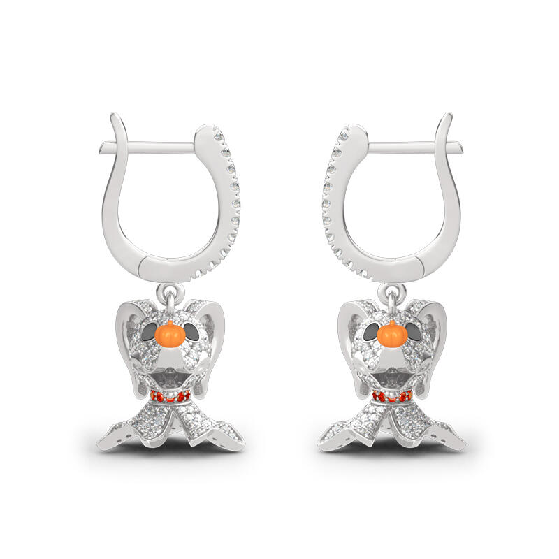 Jeulia "The Head of Team" Sterling Silver Earrings
