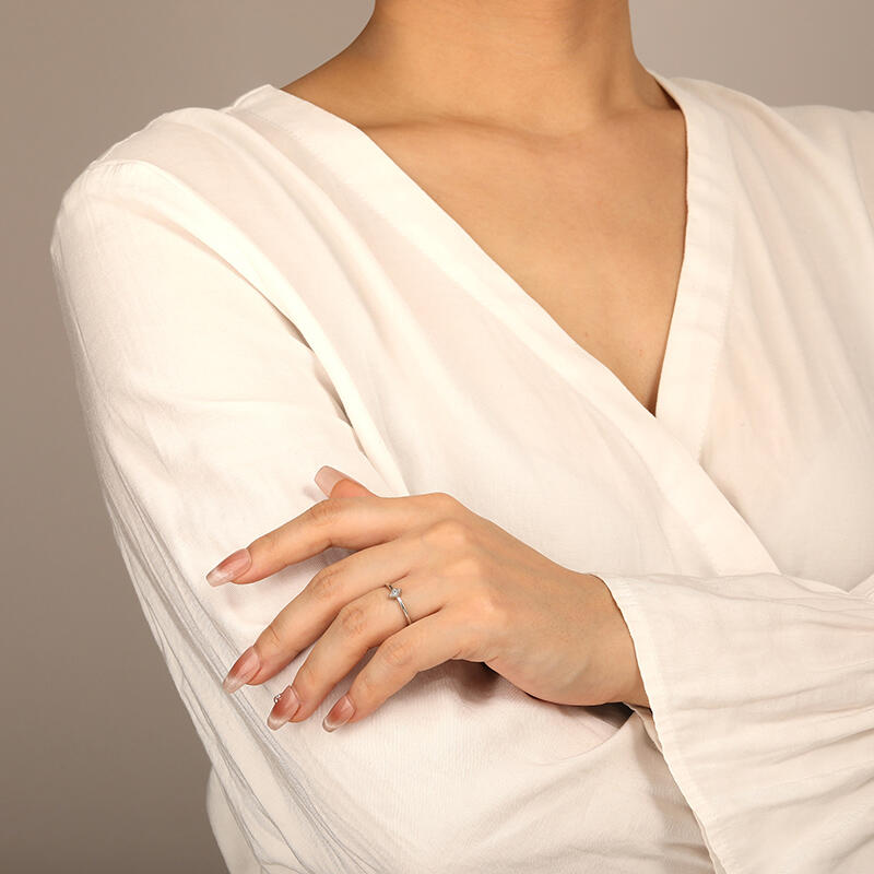 "Love at First Sight" Stackable Dainty Ring