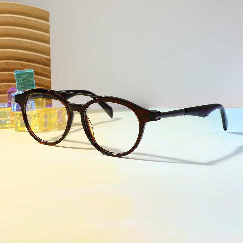 Sainsb Aviator Tortoise Glasses