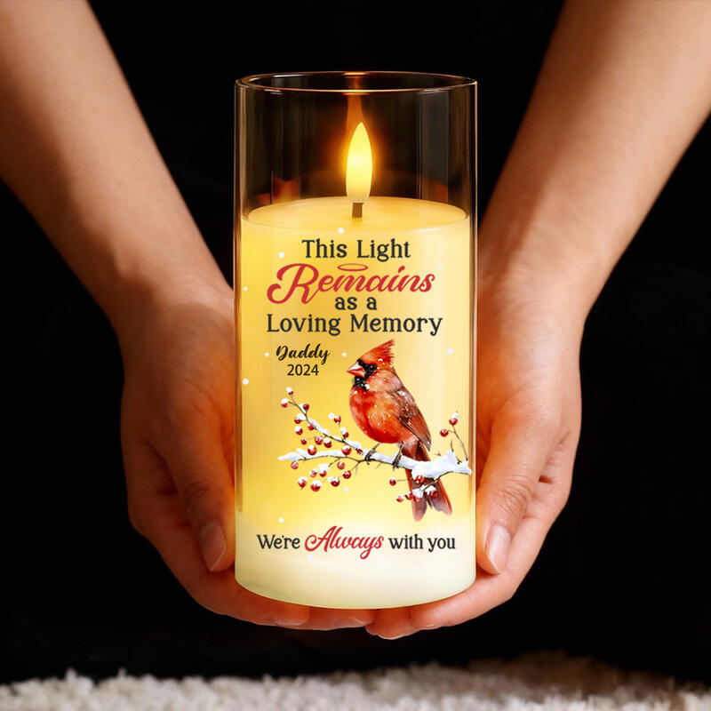 Gepersonaliseerde LED-kandelaar Creatieve lampjes Elektronische kopkaars Herdenkingscadeau voor Kerstmis