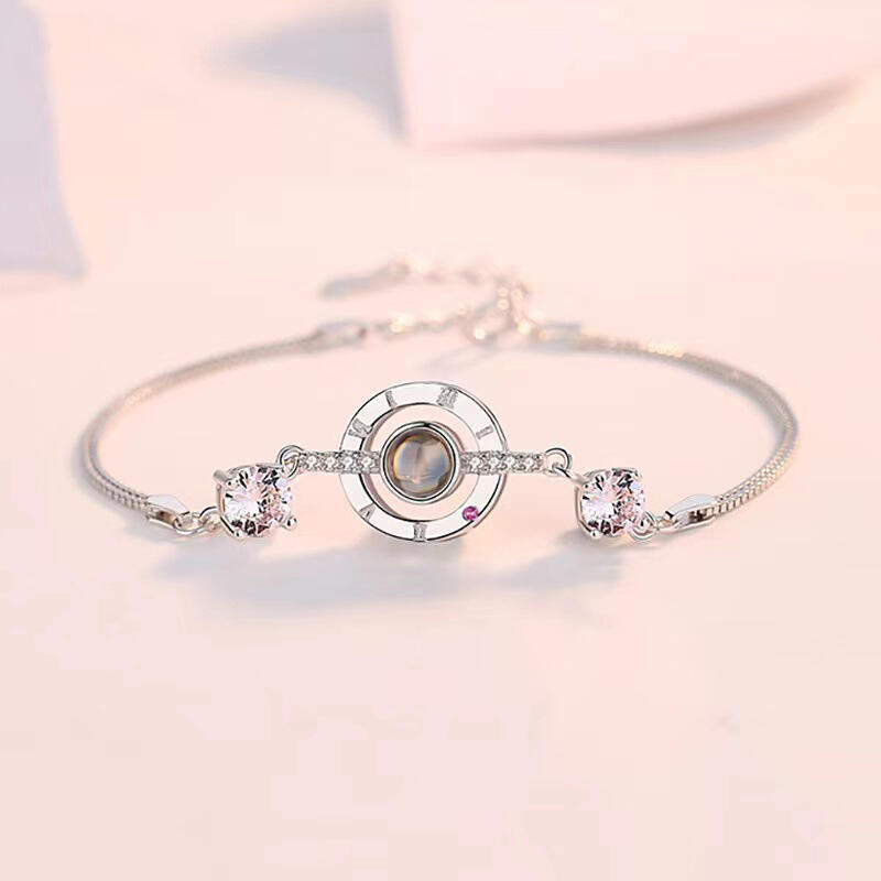 サークル プロジェクション 写真 写真入れ ブレスレット カスタマイズ