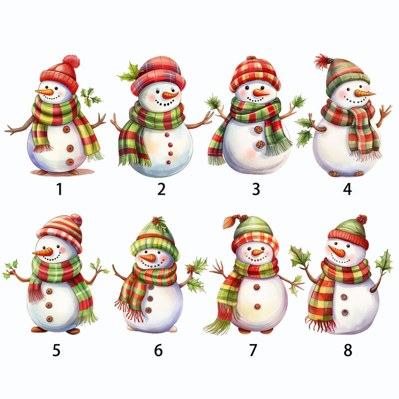 Écharpe personnalisée avec nom d'enfant écharpe mignonne avec bonhomme de neige cadeau de Noël pour la famille