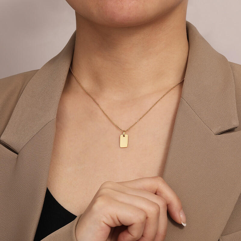 "By Your Side" Engravable Necklace