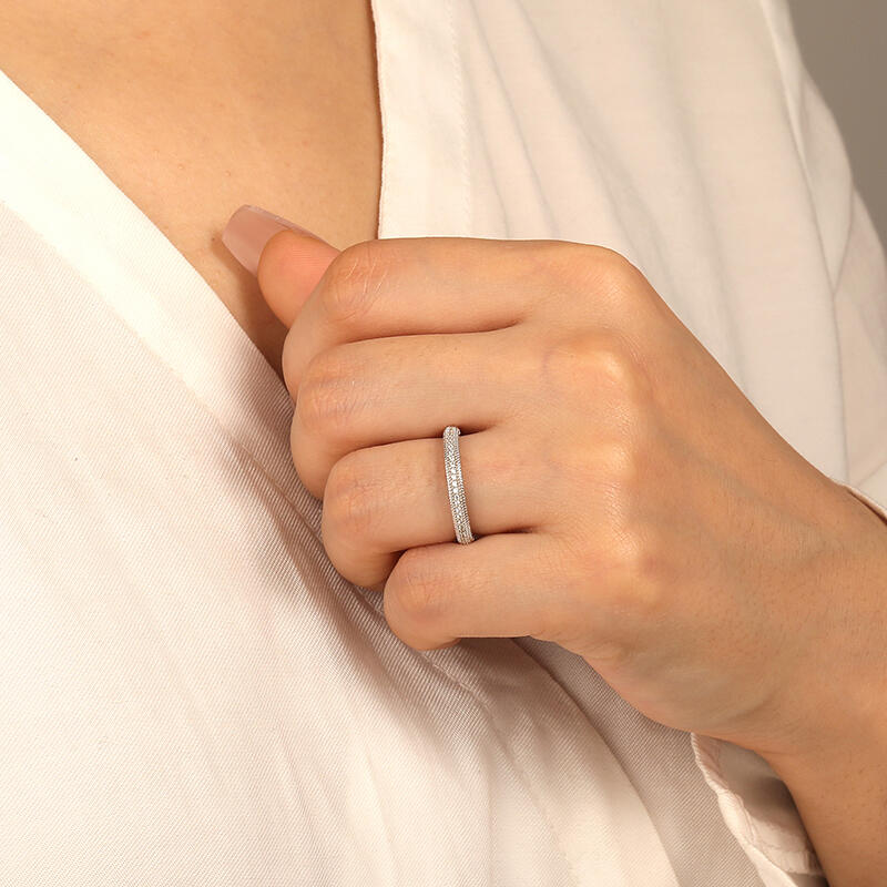 "You're My World" Classic Wedding Ring
