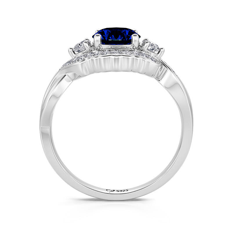 Jeulia Ocean Eye Sterling Silver Ring