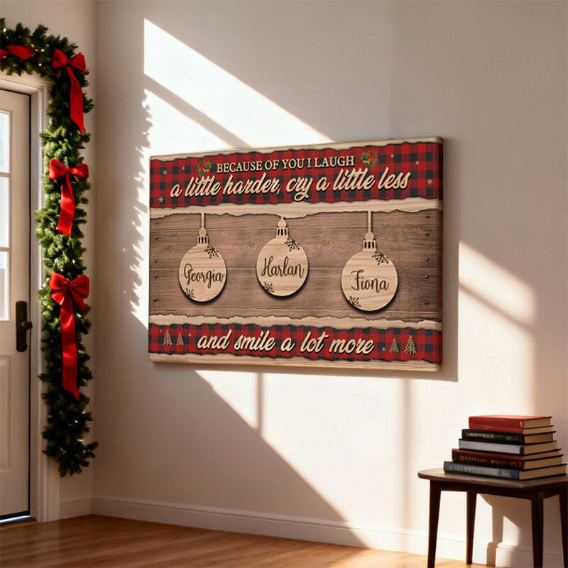 Tableau mural en toile personnalisé cadeau idéal pour Noël