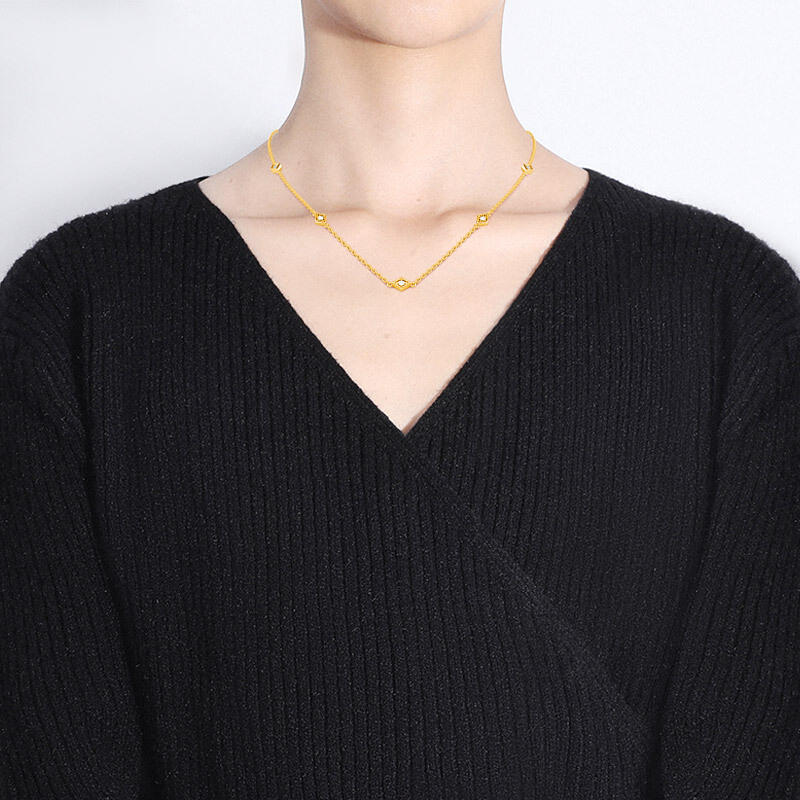 "Loving Is Easy" Round Cut Necklace