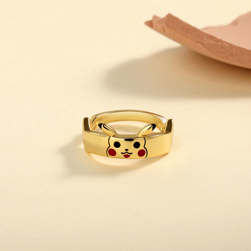 Jeulia "I Choose You" Cute Design Sterling Silver Women's Band