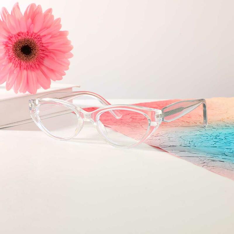 Occhiali da Vista Everley Cat Eye Chiaro 