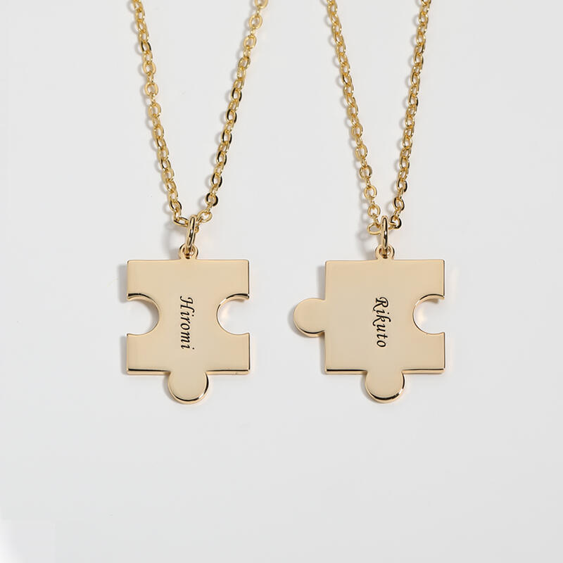 パズル ネーム 刻印 ネックレス