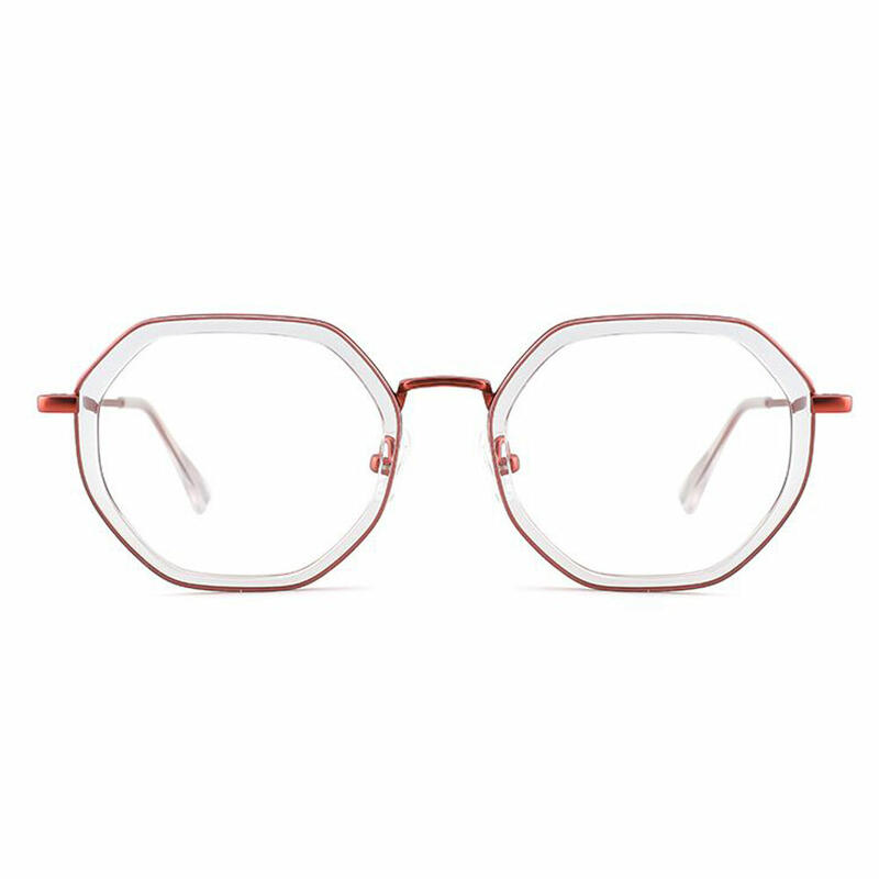 Dawn Geometrische Klare Brille