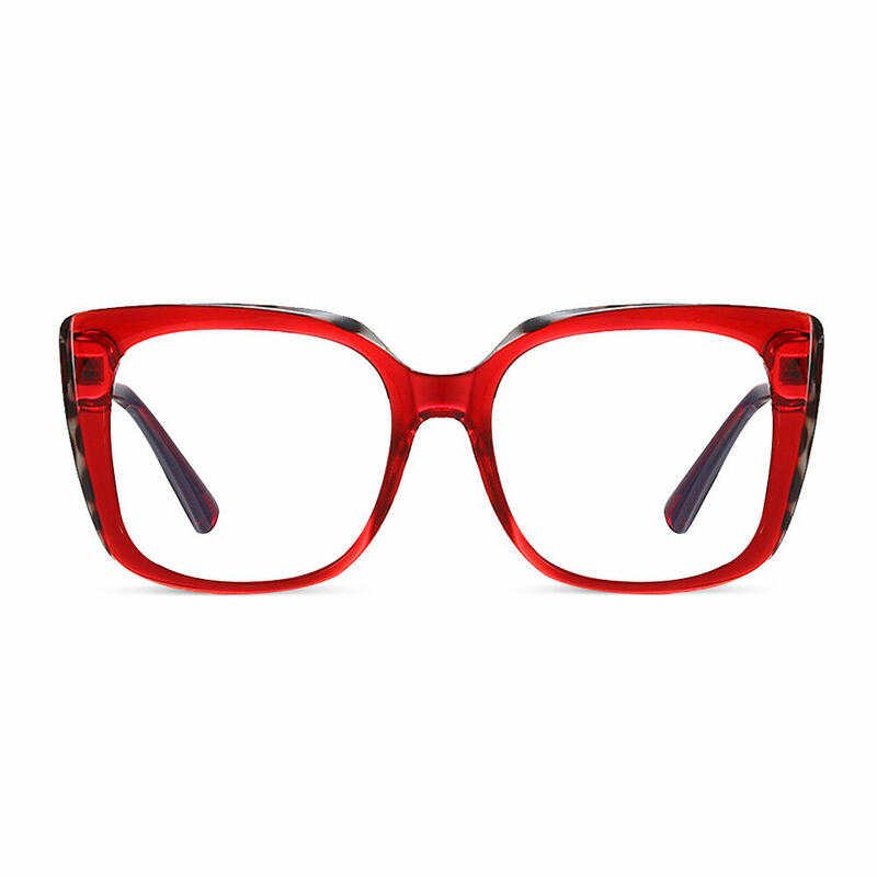 Occhiali da Vista Birdir Quadrato Rosso