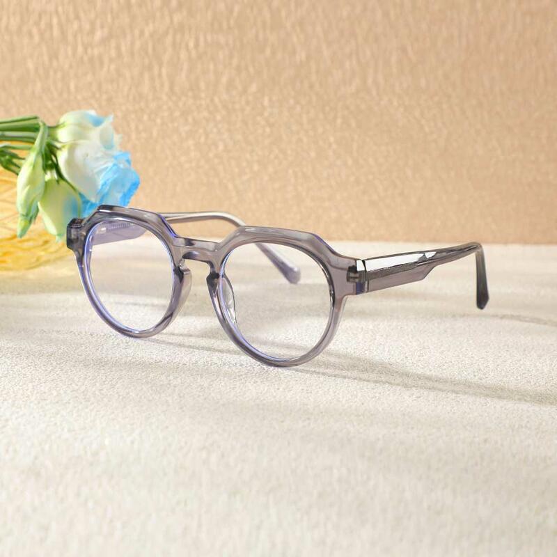 Stuar Runde Graue Brille