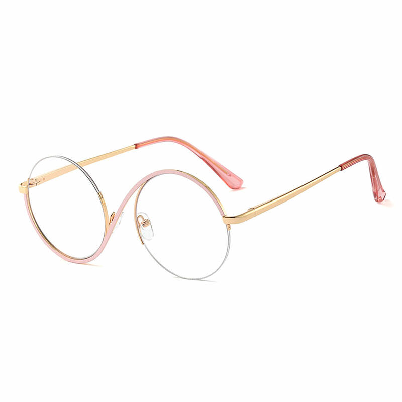Gafas Graduadas Redondas Rosadas Hilary