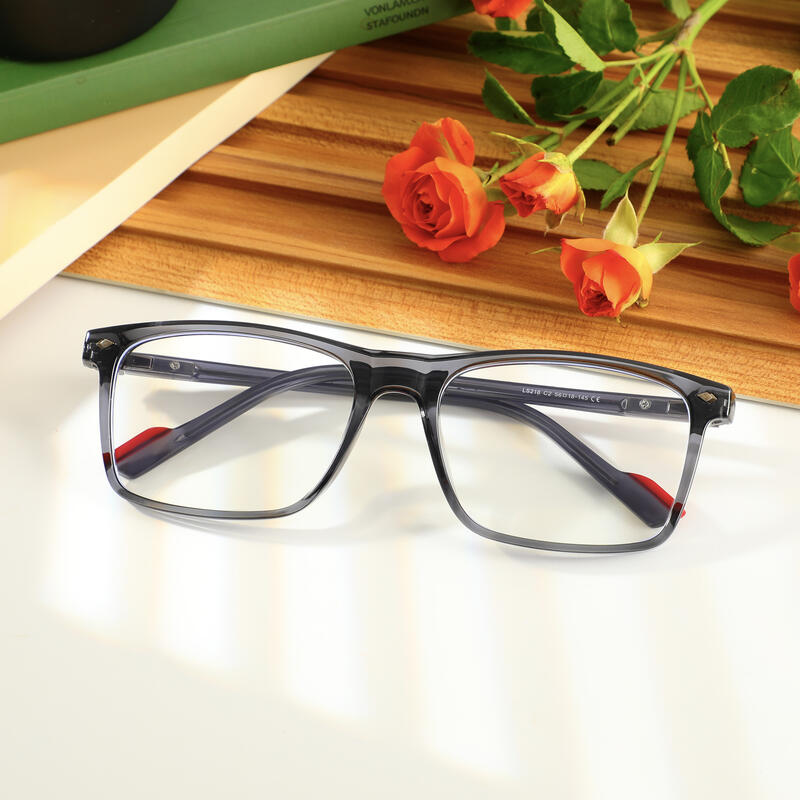 Lunettes de Vue Gresham Rectangle Gris 