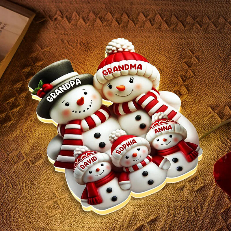 Personalisiertes Nachtlicht mit Namen Design ein lustiges Weihnachtsgeschenk