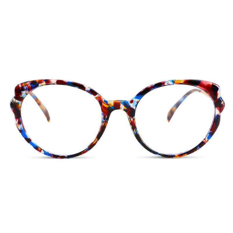 Sapir Cat Eye Blaue Brille