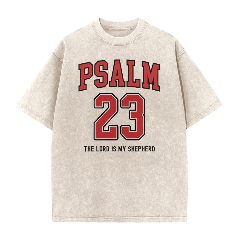 Personalized Washed T-shirt Custom Name and Slogan Graphic Design Creative Gift for Sports Lovers