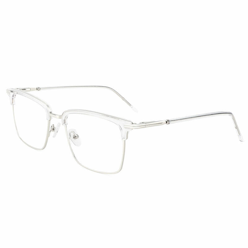 Riverside Browline Transparent Glasses