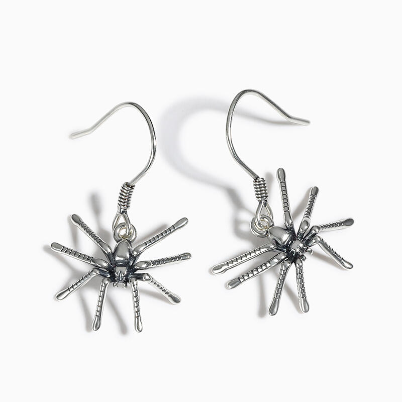 Jeulia Spider Design Sterling Silver Earrings