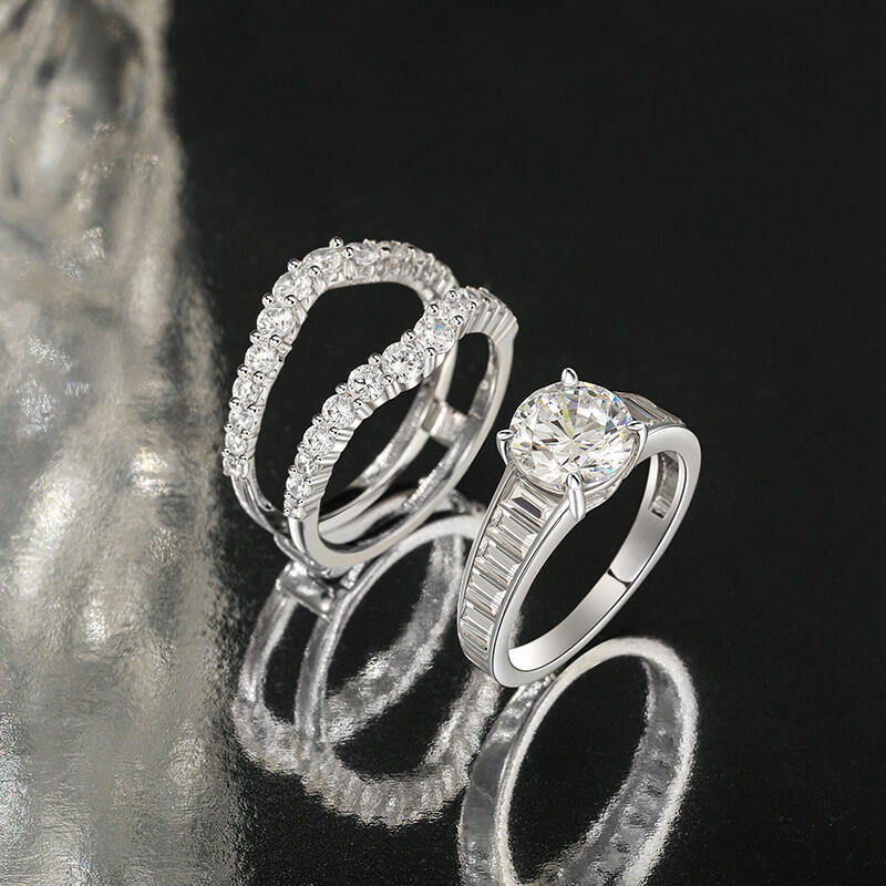 Jeulia Classic Interchangeable Engagement Ring Set