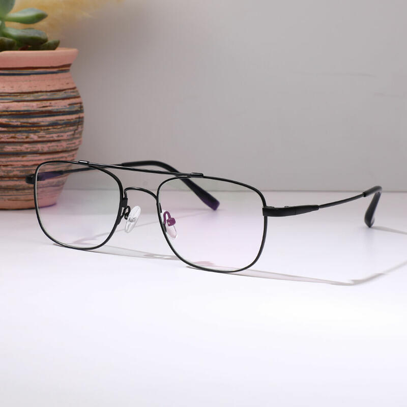 Piers Aviator Black Glasses