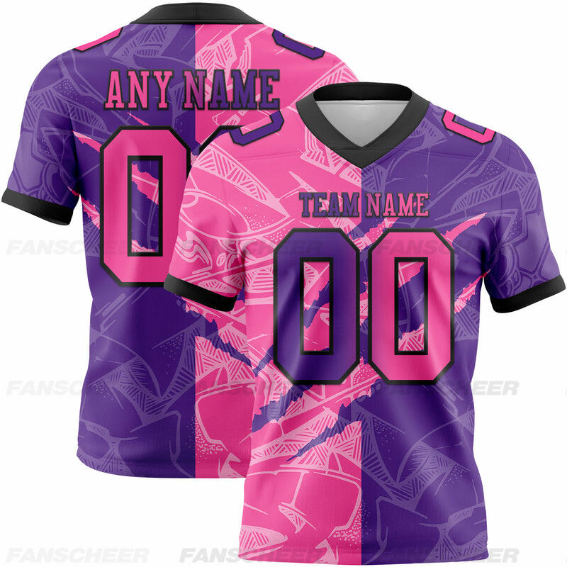 Scratch Football Kit Youth Interactive Football Jerseys Fun Scratch Gradient & Vibrant ...
