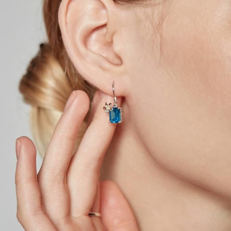 "Flower Of The Sea" Drop Earrings