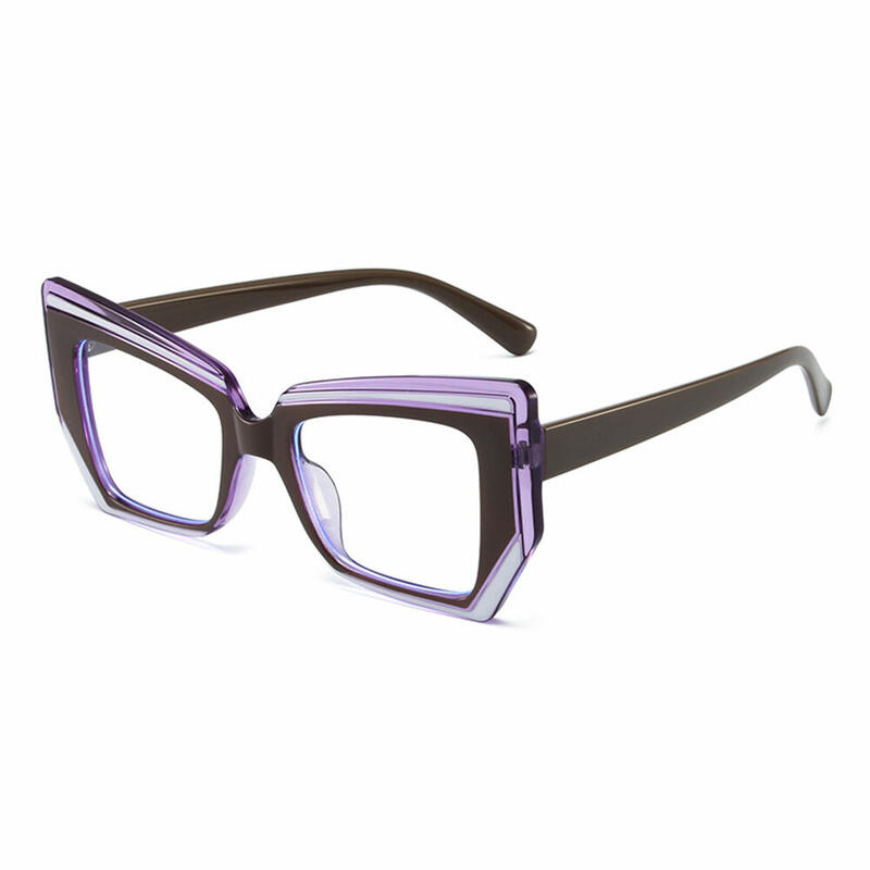 Wandy Cat Eye Brown Glasses