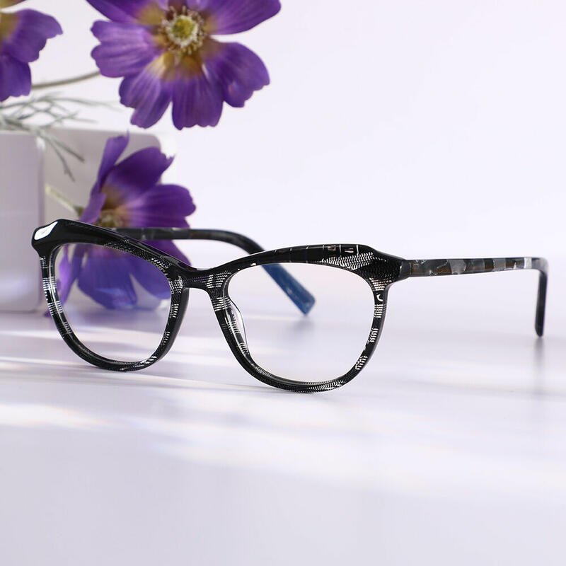 Lunettes de Vue Augusta Cat Eye Noir