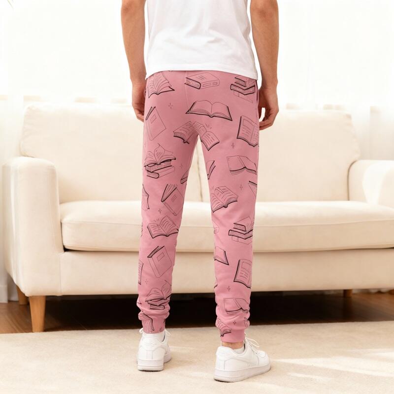 ユニセックス スウェットパンツ 名入り 本柄 オーダーメイド