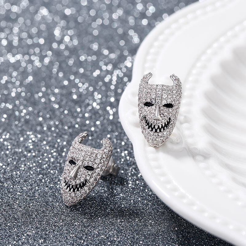 Jeulia Lock Inspired Sterling Silver Earrings