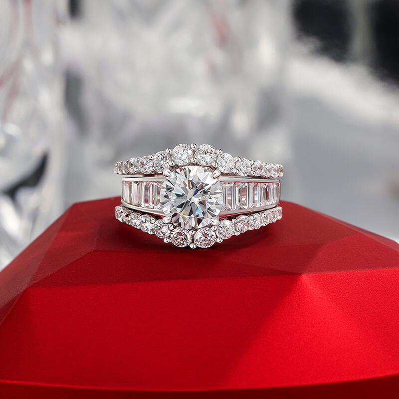 Jeulia Classic Interchangeable Engagement Ring Set