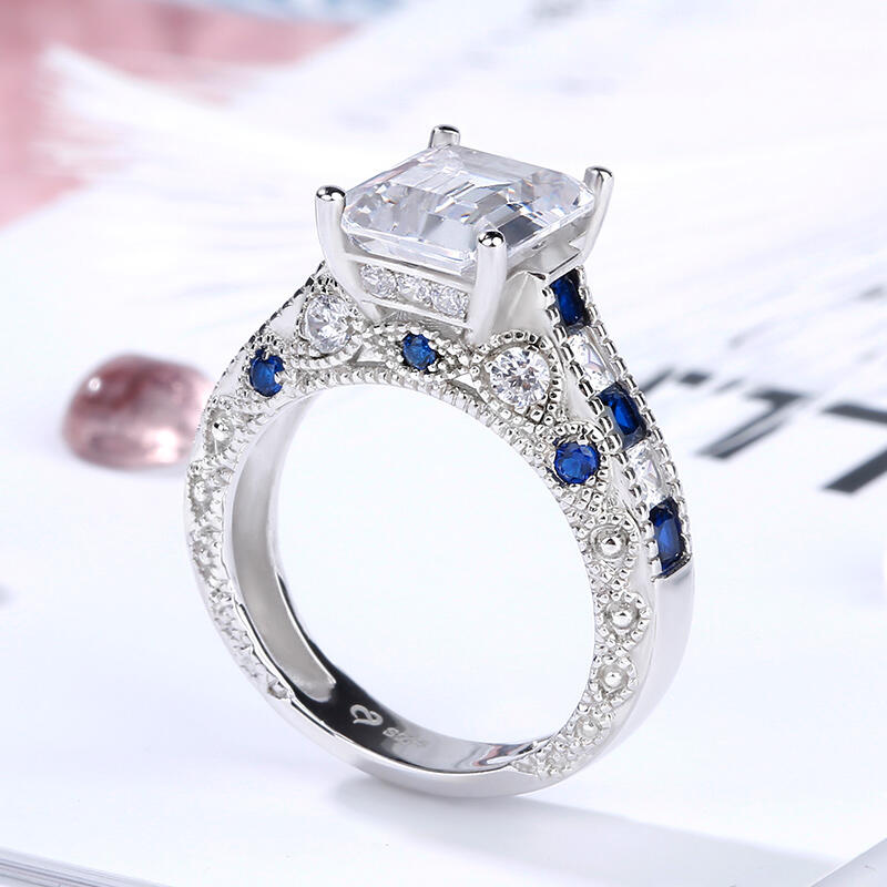 Jeulia Vintage Sterling Silver Ring