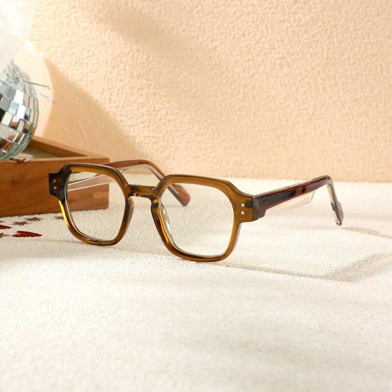 Occhiali da Vista Tony Quadrato Marrone 