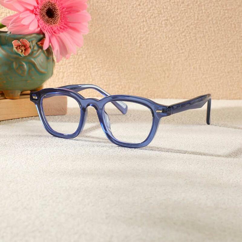 Occhiali da Vista Bloomfie Quadrato Blu 